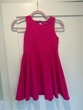 Florence Eiseman Bright Fuchsia Sleeveless Fit-and-Flare Dress